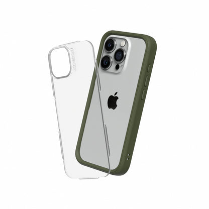 RHINOSHIELD Mod NX (MagSafe compatible) for iPhone 15 Pro Max (with Rim, Button, Frame, Clear Back Plate)