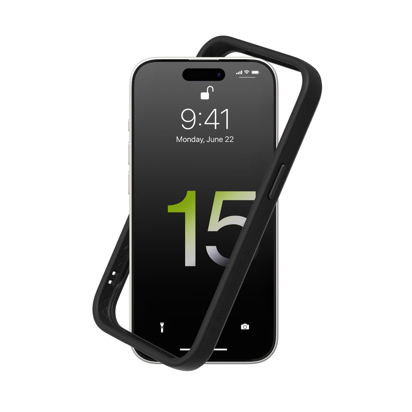 RHINOSHIELD CrashGuard NX for iPhone 15 (with Rim, Button, Frame)