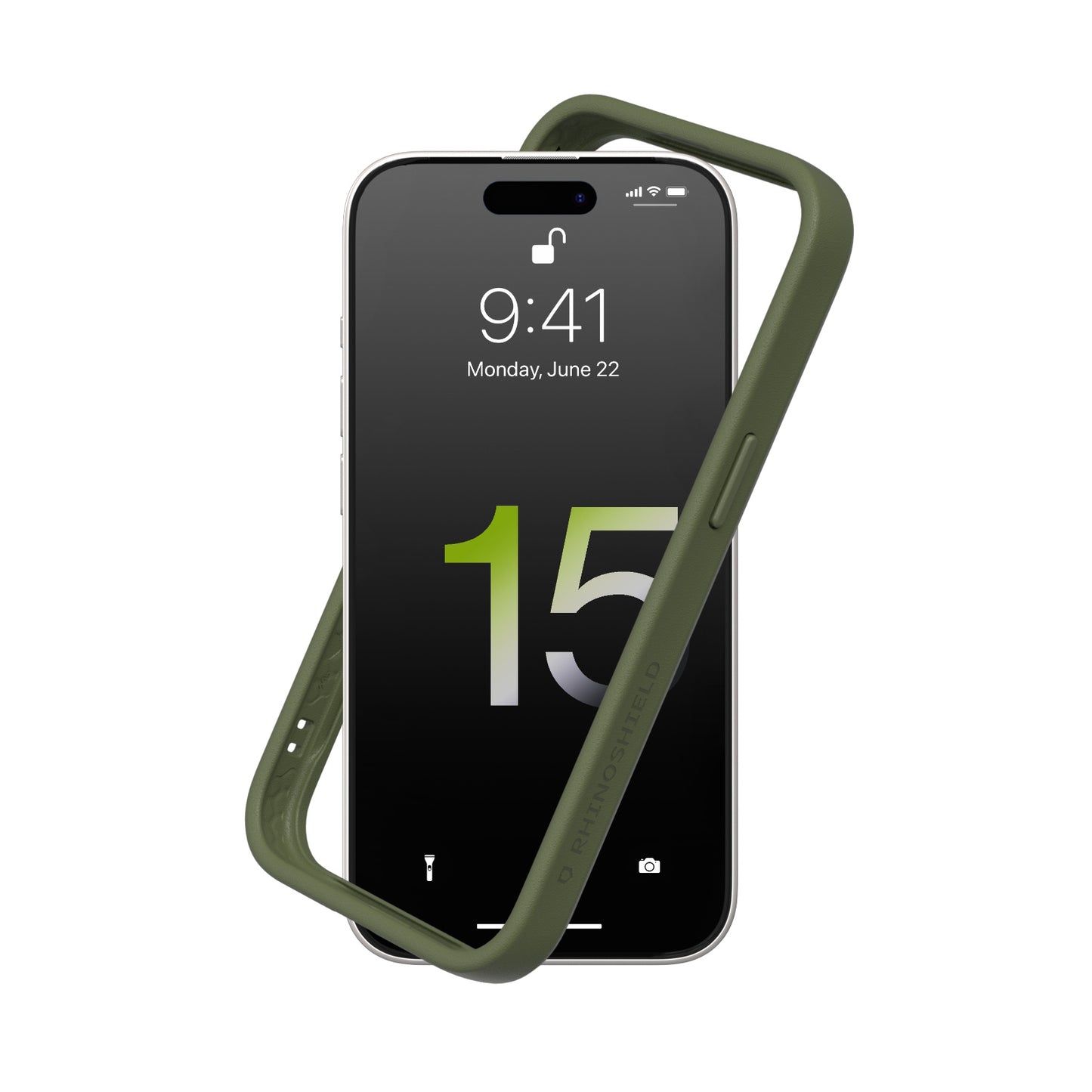 RHINOSHIELD CrashGuard NX for iPhone 15 (with Rim, Button, Frame)