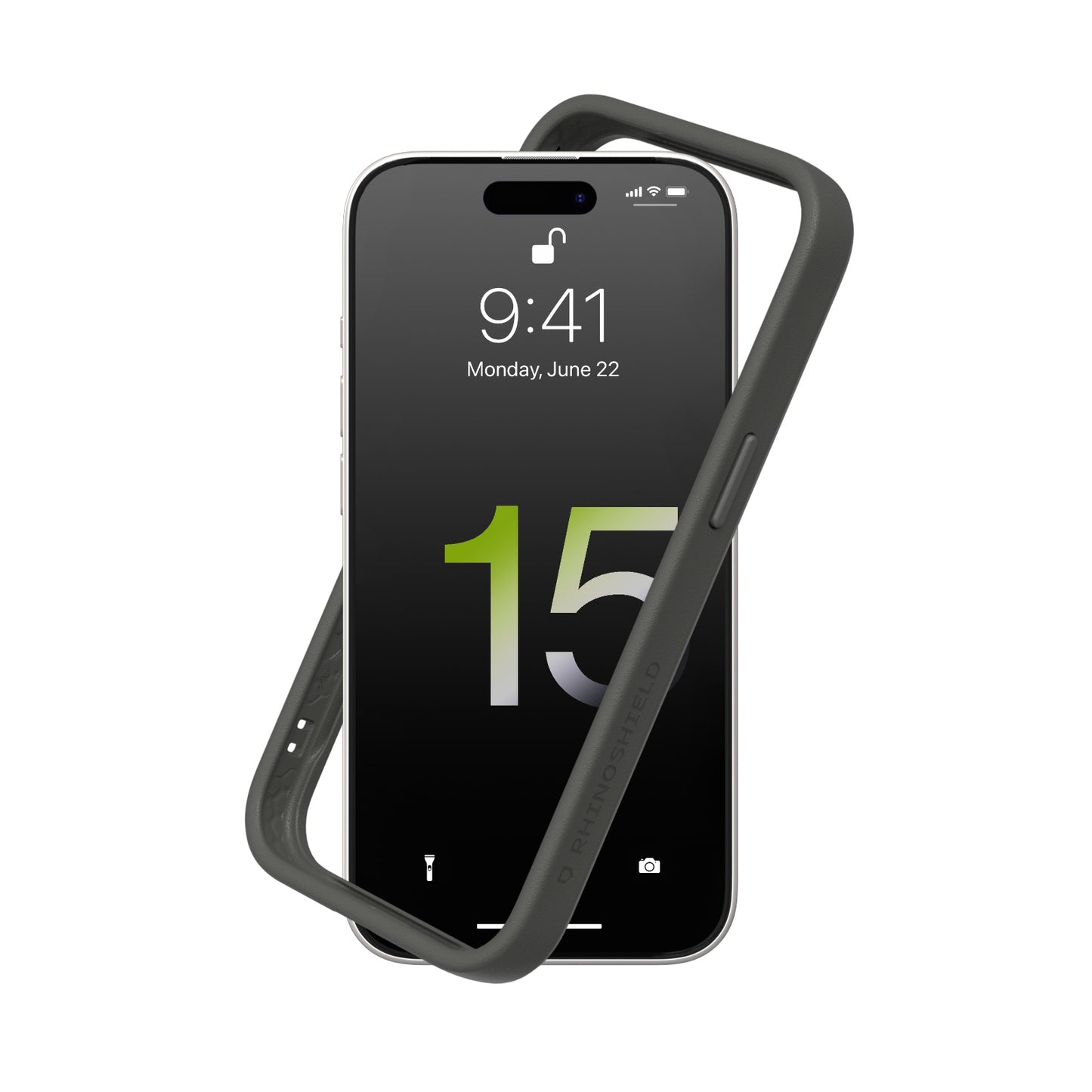 RHINOSHIELD CrashGuard NX for iPhone 15 (with Rim, Button, Frame)