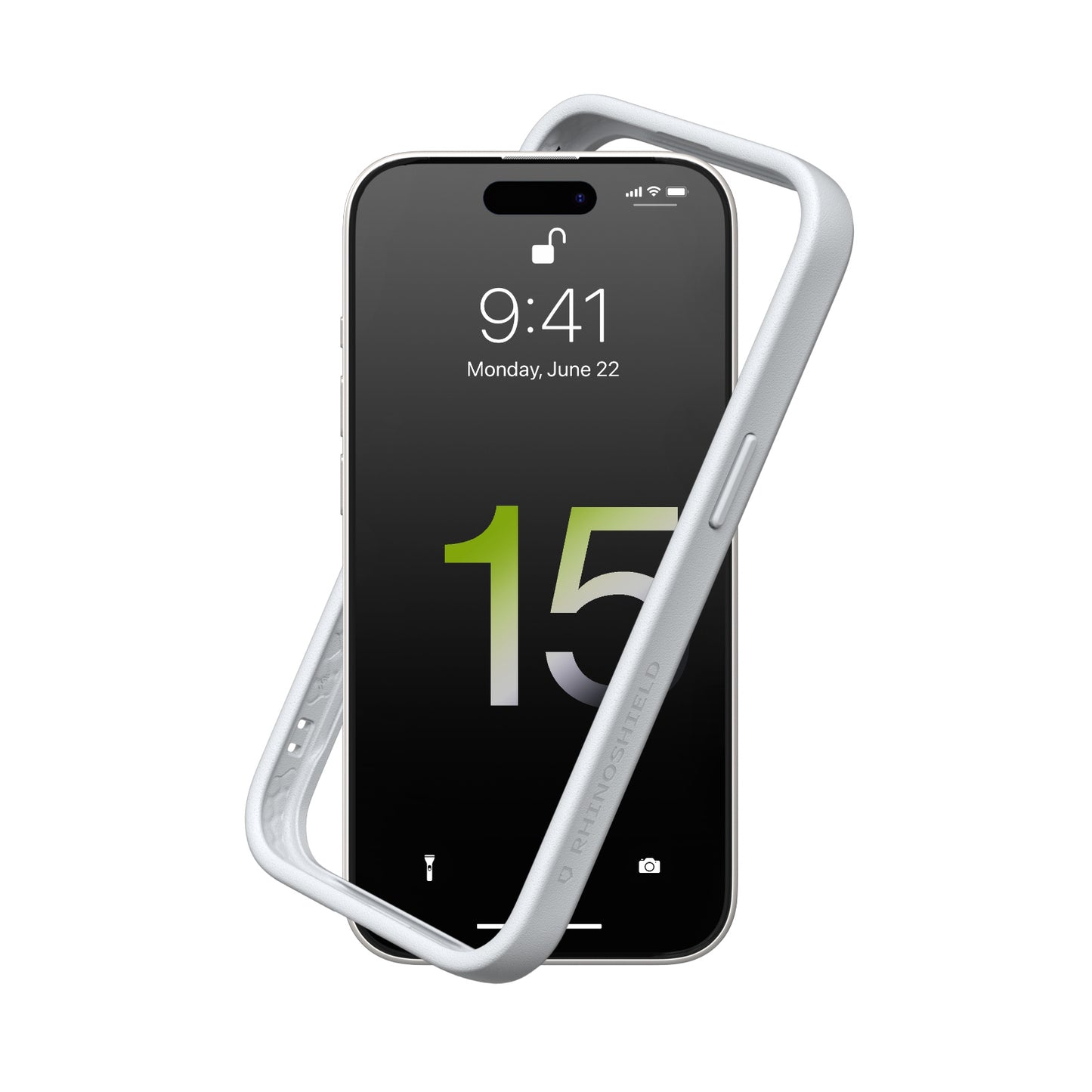 RHINOSHIELD CrashGuard NX for iPhone 15 (with Rim, Button, Frame)