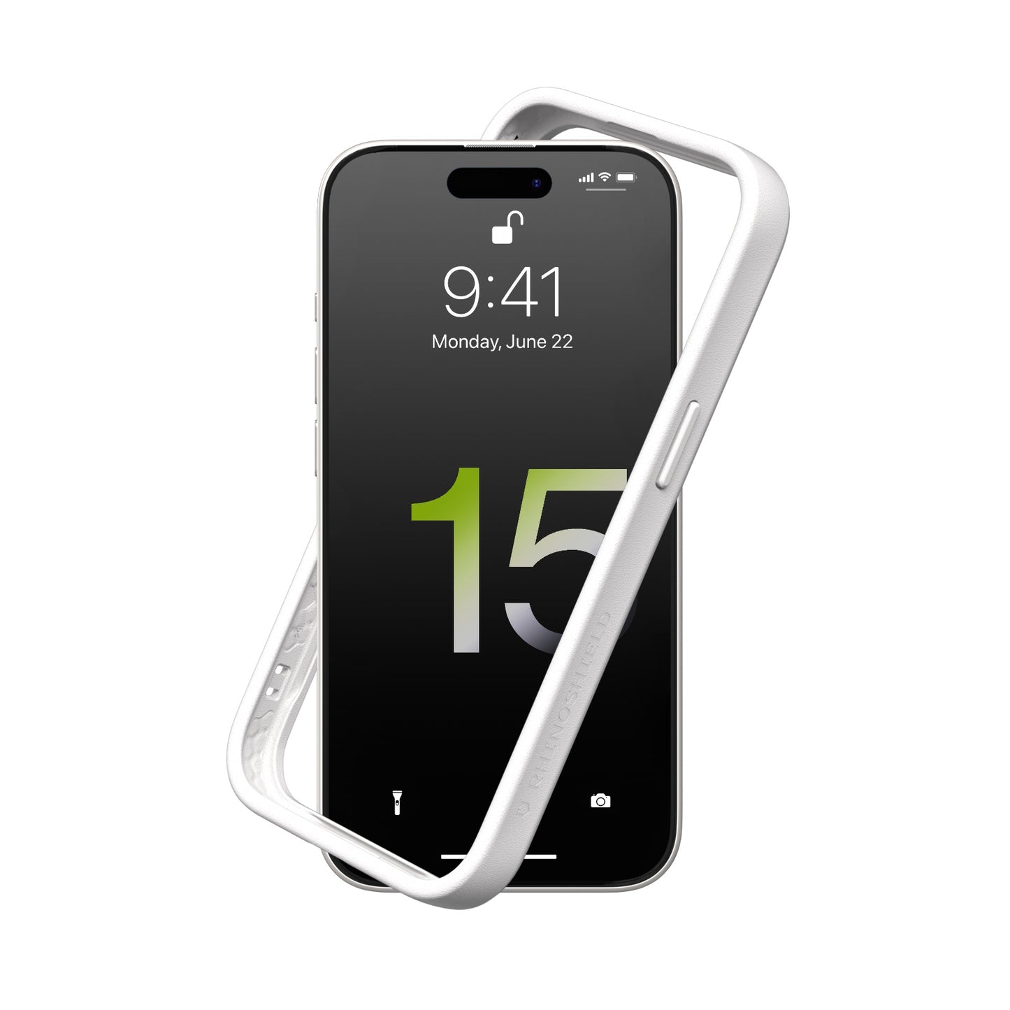 RHINOSHIELD CrashGuard NX for iPhone 15 (with Rim, Button, Frame)