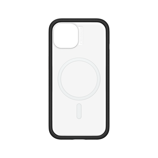 RHINOSHIELD Mod NX (MagSafe compatible) for iPhone 15 (with Rim, Button, Frame, Clear Back Plate)