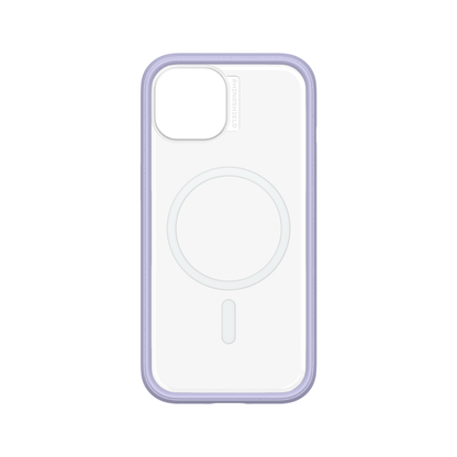 RHINOSHIELD Mod NX (MagSafe compatible) for iPhone 15 (with Rim, Button, Frame, Clear Back Plate)