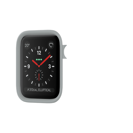 RhinoShield CrashGuard NX for Apple Watch - Rim (38/40mm)-Platinum Gray-Phase 2