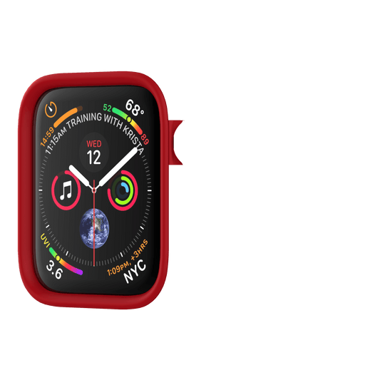 RhinoShield CrashGuard NX for Apple Watch - Rim (42/44mm)-Red