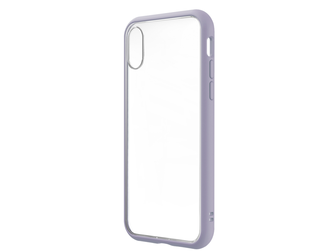 RhinoShield MOD NX for iPhone XR (with Rim, Button, Frame, Clear Back Plate)