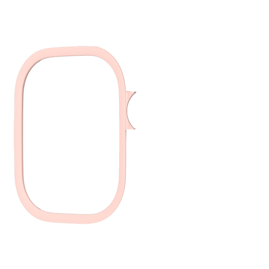RHINOSHIELD CrashGuard NX for Apple Watch - Rim (49mm), Blush Pink