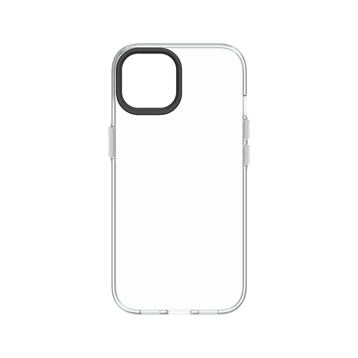 RHINOSHIELD Clear Case (MagSafe compatible) for iPhone 15 (with Case, Camera Ring, and Button)