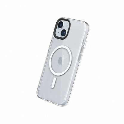 RHINOSHIELD Clear Case (MagSafe compatible) for iPhone 15 (with Case, Camera Ring, and Button)