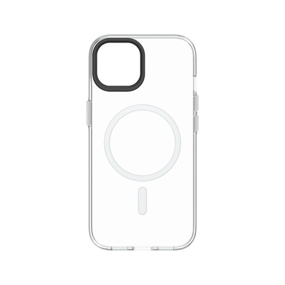 RHINOSHIELD Clear Case (MagSafe compatible) for iPhone 15 (with Case, Camera Ring, and Button)