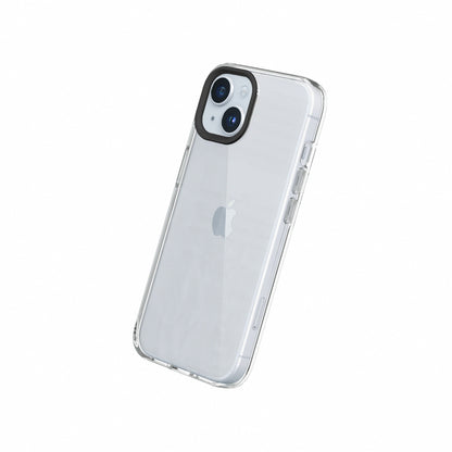 RHINOSHIELD Clear Case (MagSafe compatible) for iPhone 15 Plus (with Case, Camera Ring, and Button)
