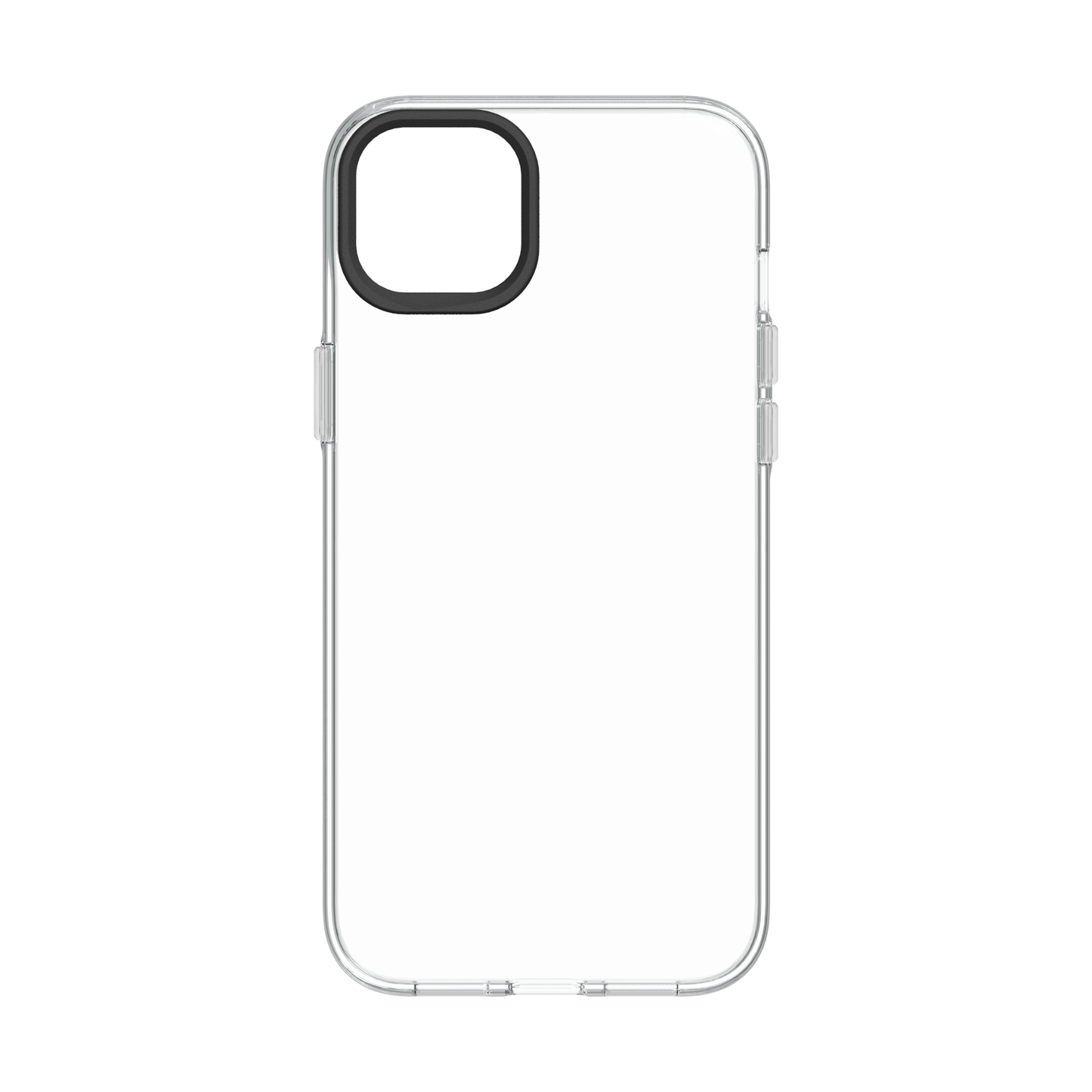RHINOSHIELD Clear Case (MagSafe compatible) for iPhone 15 Plus (with Case, Camera Ring, and Button)
