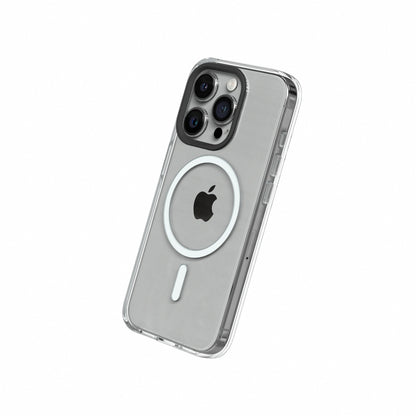 RHINOSHIELD Clear Case (MagSafe compatible) for iPhone 15 Pro Max (with Case, Camera Ring, and Button)