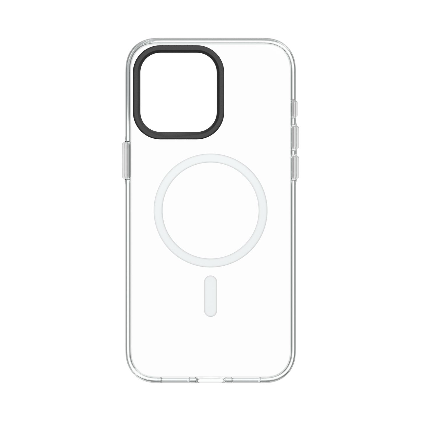 RHINOSHIELD Clear Case (MagSafe compatible) for iPhone 15 Pro Max (with Case, Camera Ring, and Button)