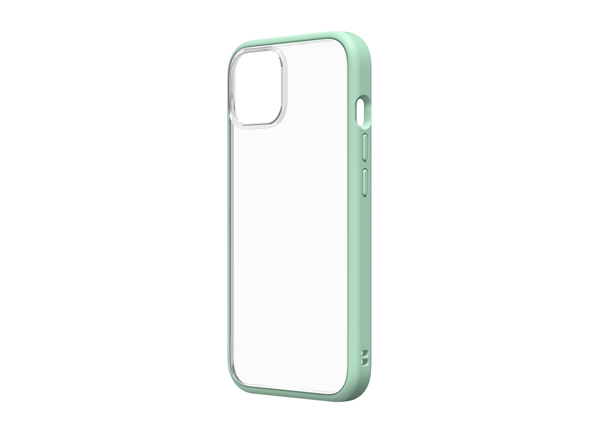 RhinoShield Mod NX for iPhone 14 (With Rim, Button, Frame, Clear Back Plate)