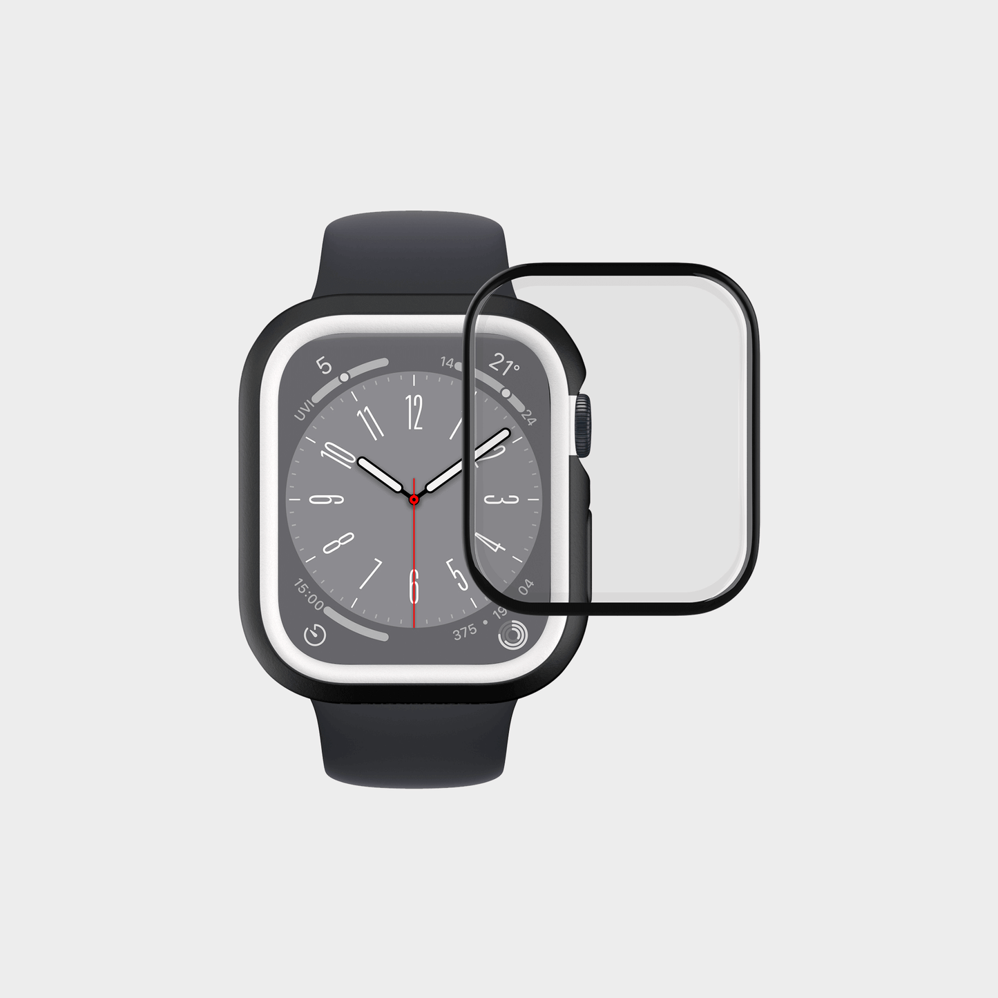 RhinoShield 3D Impact Screen Protector for Apple Watch - Series 1/2/3 (38mm)