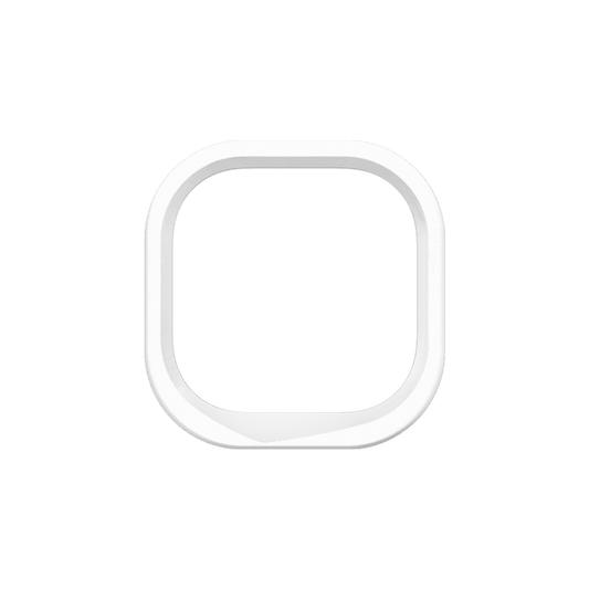 RHINOSHIELD Camera Ring for iPhone 14 Pro / 14 Pro Max- White with Black Line