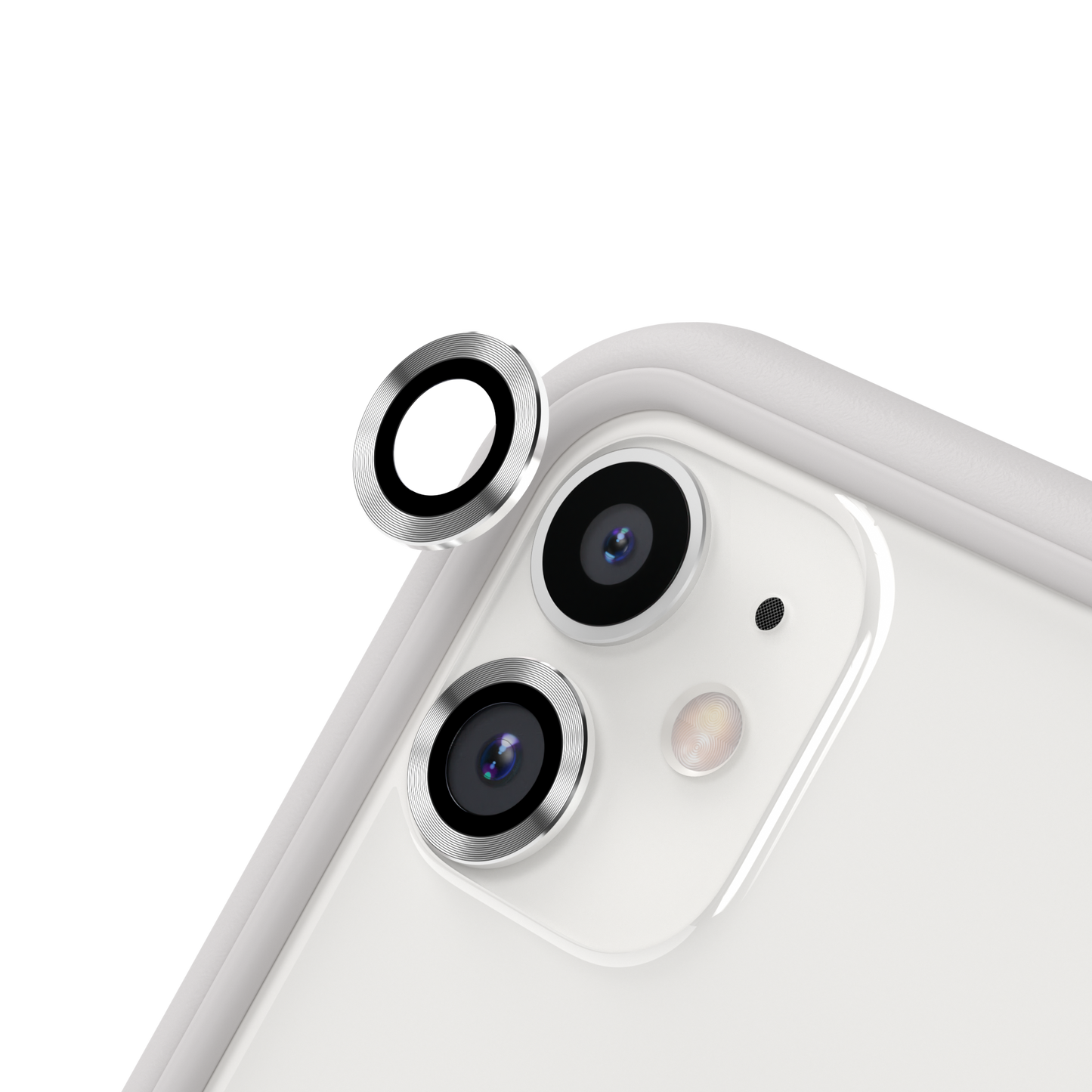 RhinoShield Tempered Glass Lens Protector for iPhone 11 - Silver