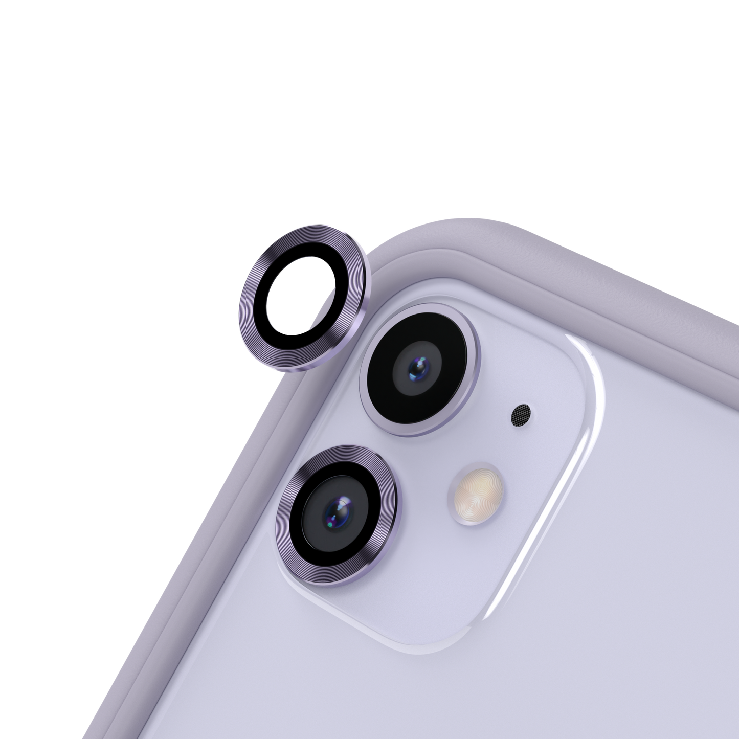 RhinoShield Tempered Glass Lens Protector for iPhone 11 - Silver