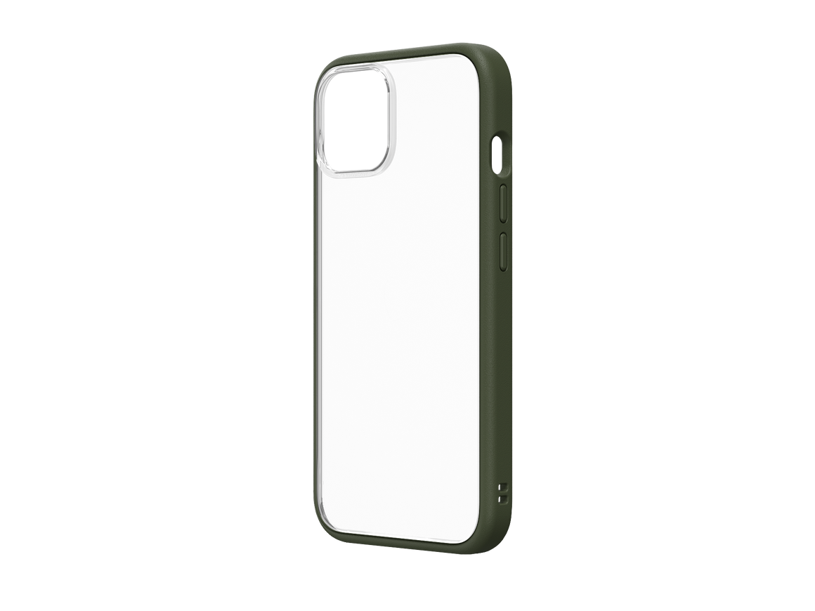 RhinoShield Mod NX for iPhone 14 (With Rim, Button, Frame, Clear Back Plate)