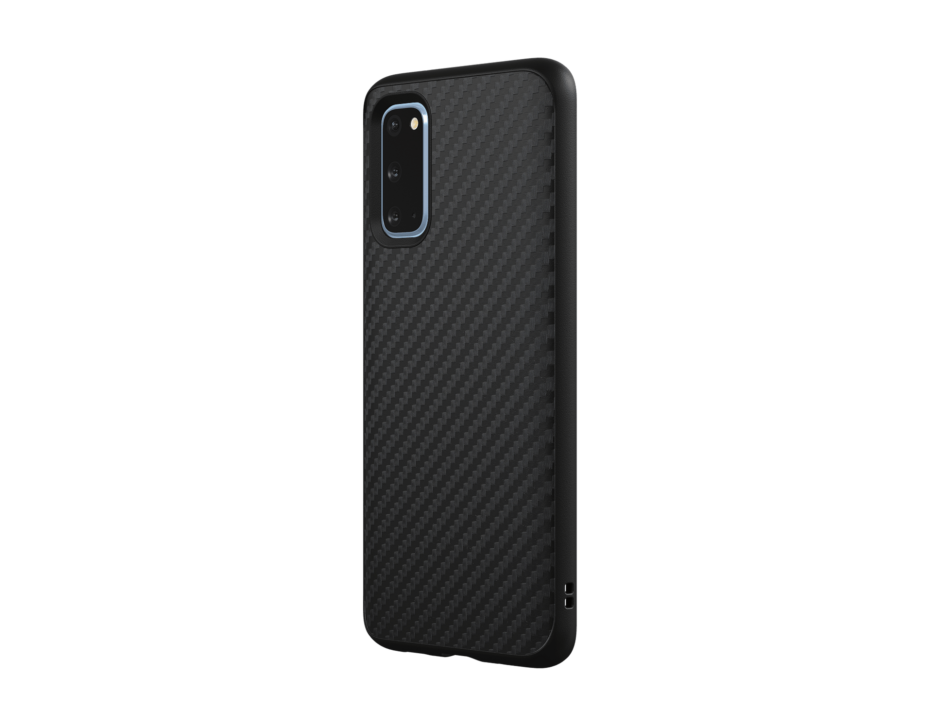 Samsung Galaxy S20 Cloud Blue RhinoShield Carbon Fiber SolidSuit 