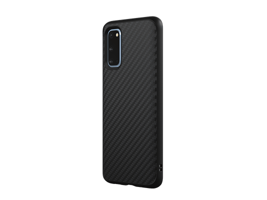 Samsung Galaxy S20 Cloud Blue RhinoShield Carbon Fiber SolidSuit 