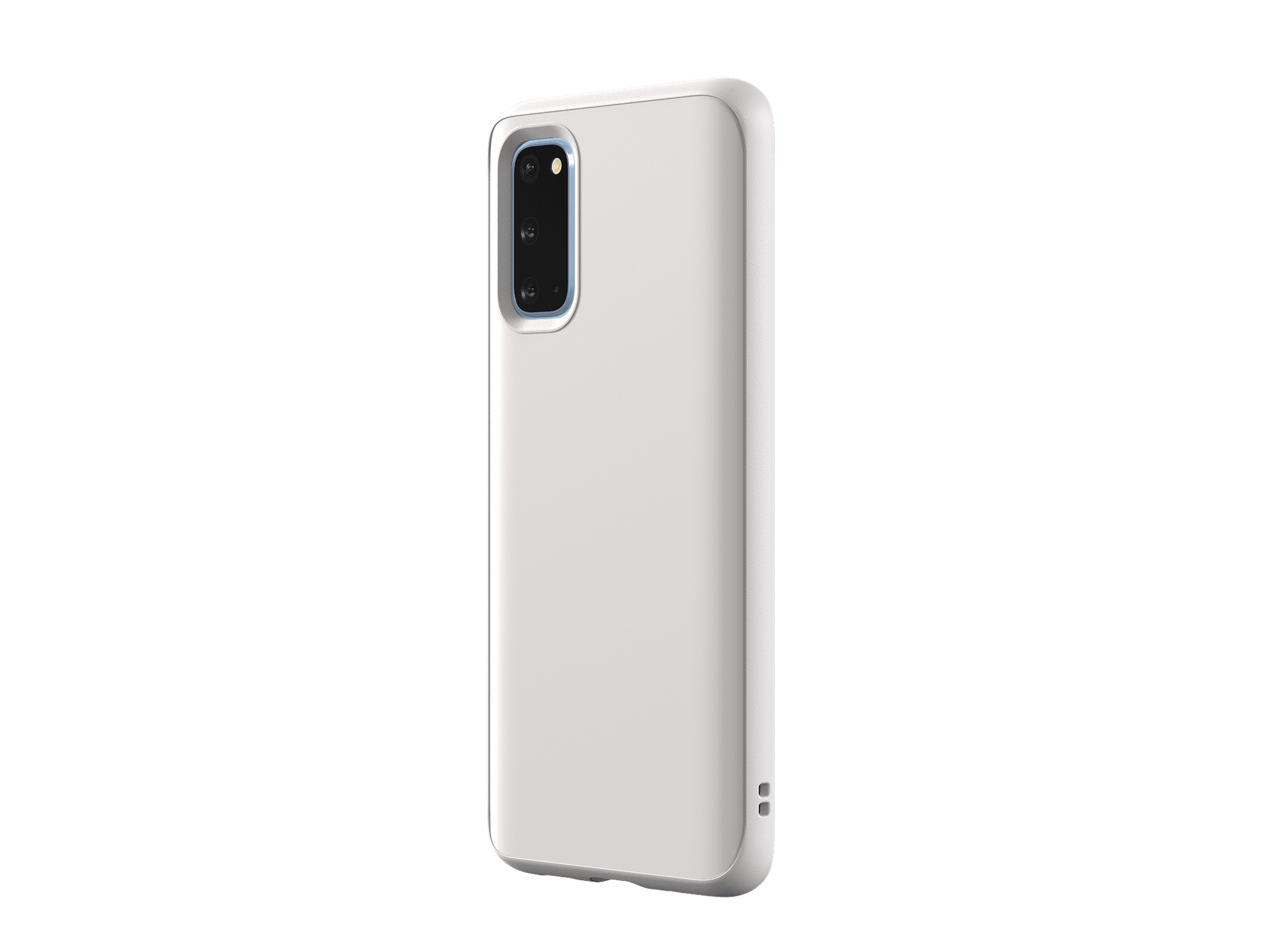 Samsung Galaxy S20 Cloud Blue RhinoShield Classic White SolidSuit