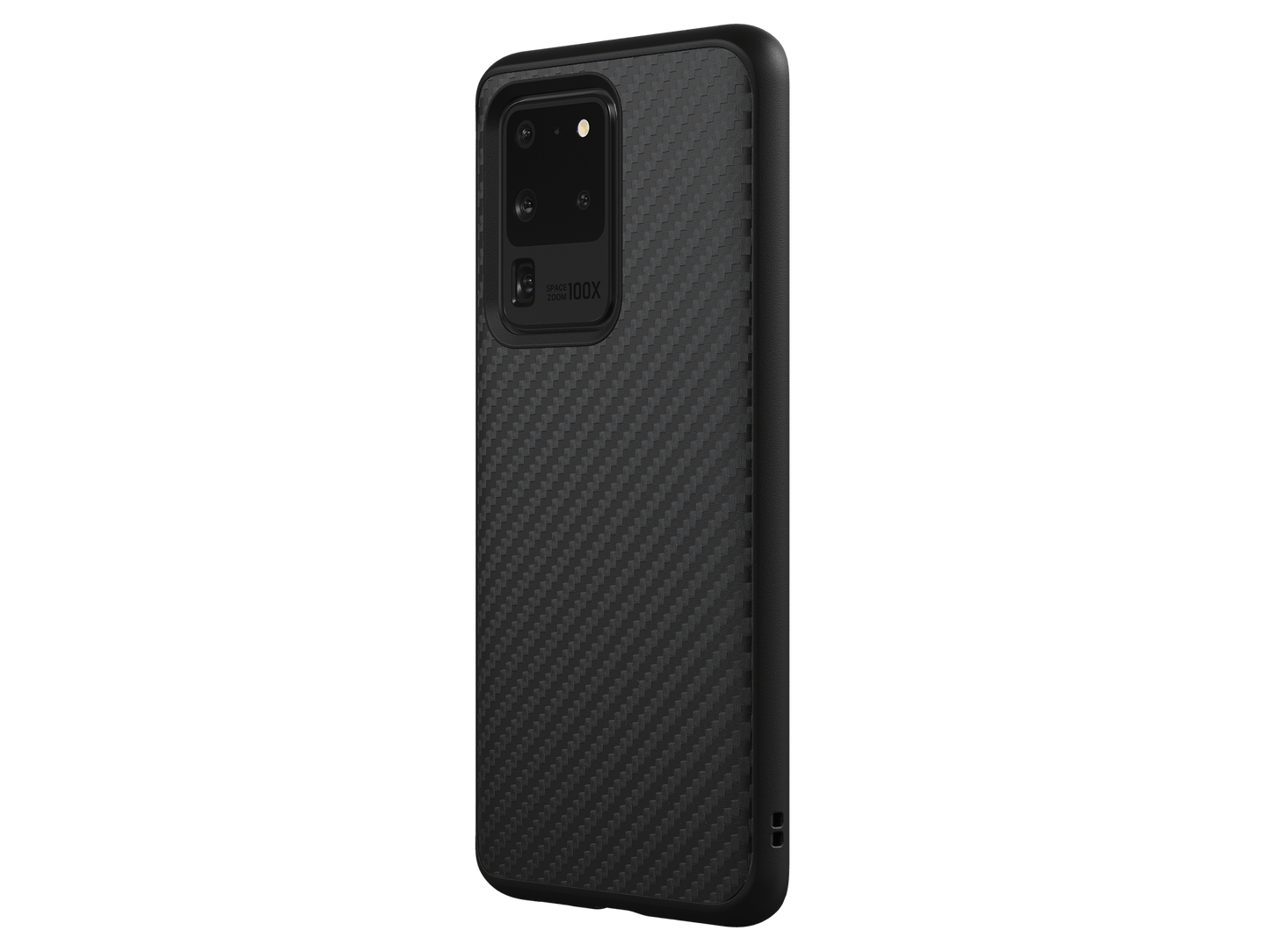 Samsung Galaxy S20 Ultra Cosmic Black RhinoShield Carbon Fiber SolidSuit 